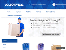 Tablet Screenshot of collorpress.com.br